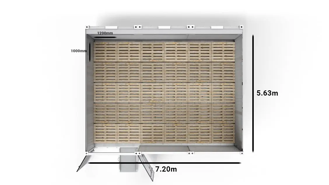 Arctic SuperStore 20ft UK Pallets