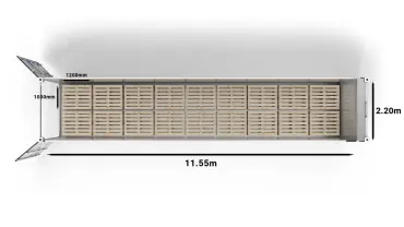 18 UK Pallets in a 40ft UltraFreezer