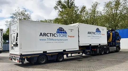 ArcticStore Refrigerated Containers for a German Trade Fair